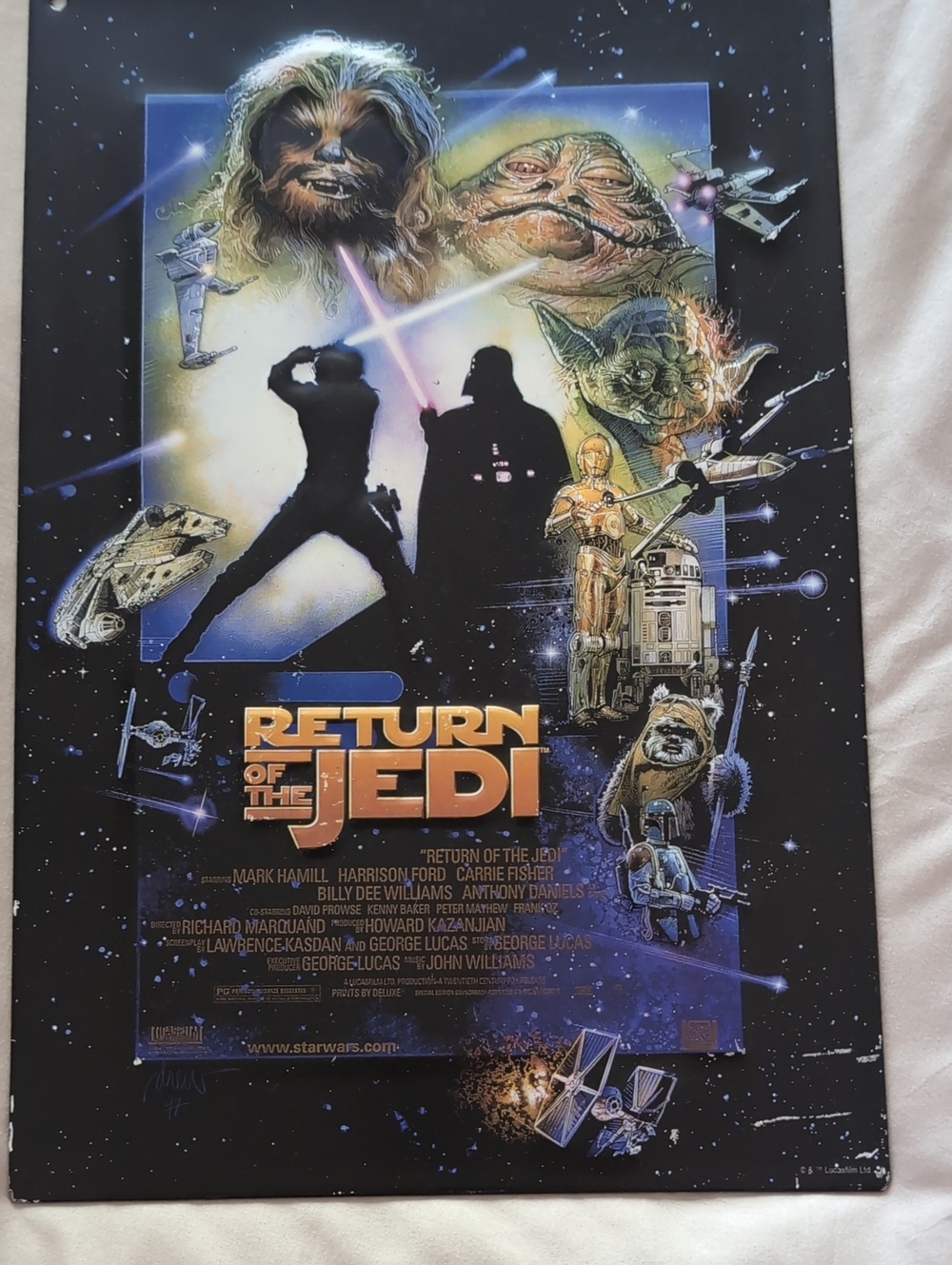 Return of the Jedi Movie Poster - Star Wars Artwork